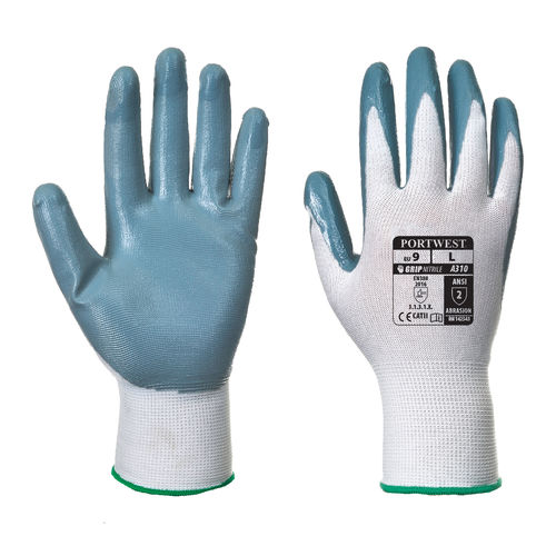 A310 Flexo Grip Nitrile Gloves (5036108174768)